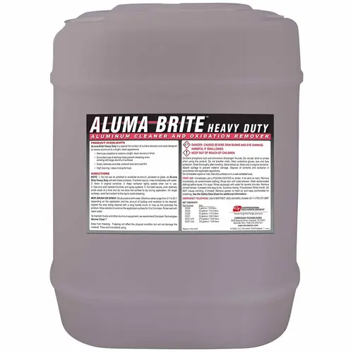 ALuma Brite Heavy Duty Aluminum Cleaner & Oxidation Remover, 5 Gallons ALuma Brite Heavy Duty Aluminum Cleaner & Oxidation Remover, 5 Gallons