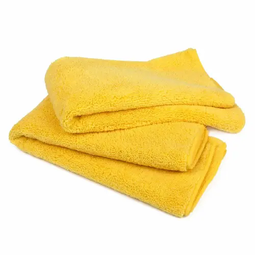Microfiber Detail Towels - Yellow 20" x 20", 2-Pack Microfiber Detail Towels - Yellow 20" x 20", 2-Pack