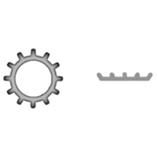 1/4" Stainless Steel External Tooth Lock Washers, 100-Pack 1/4" Stainless Steel External Tooth Lock Washers, 100-Pack