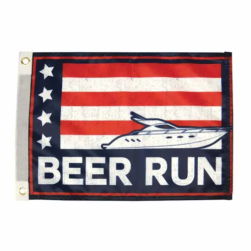 Beer Run Flag, 12" x 18" Beer Run Flag, 12" x 18"
