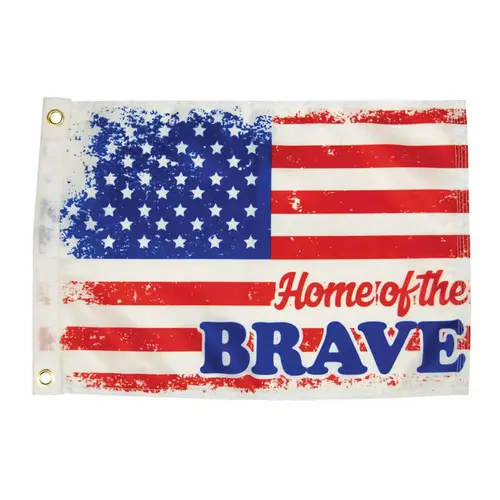 Home of the Brave Flag, 12" x 18" Home of the Brave Flag, 12" x 18"