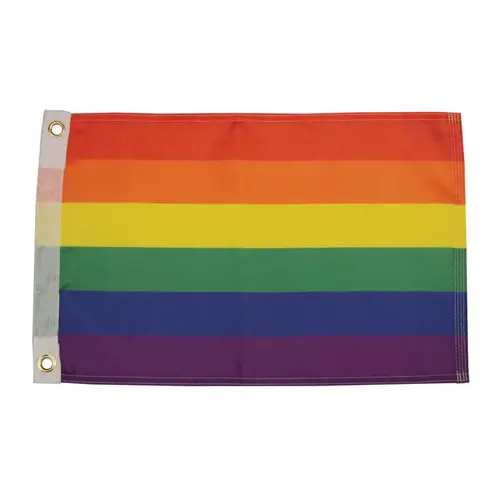 Printed Rainbow Flag, 12" x 18" Printed Rainbow Flag, 12" x 18"