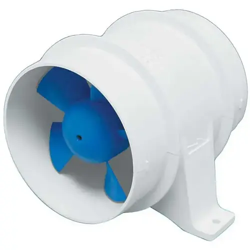 Waterproof In-Line Blower, Hose dia 4", CFM 235, 12V, Draw 4.3A, Fuse 7 amp Waterproof In-Line Blower, Hose dia 4", CFM 235, 12V, Draw 4.3A, Fuse 7 amp