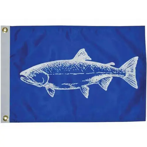 Salmon Novelty Flag, 18"L x 12"W Salmon Novelty Flag, 18"L x 12"W