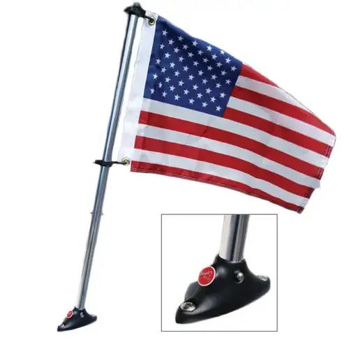 U.S. Flag and Flat Surface Mount 24" 12 x 18 US U.S. Flag and Flat Surface Mount 24" 12 x 18 US