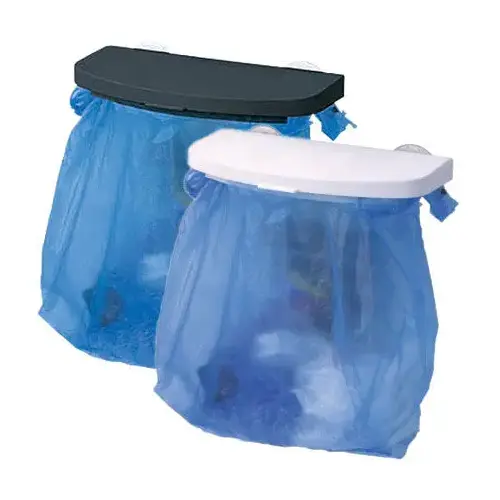 Trash Stasher, White, 10"L x 5.5"H x 3"D Trash Stasher, White, 10"L x 5.5"H x 3"D