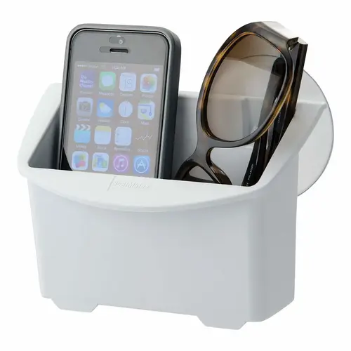 GPS/Cell Phone Caddy, White GPS/Cell Phone Caddy, White