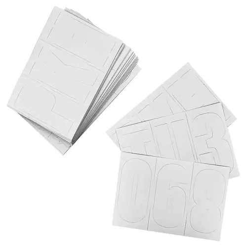 Letter and Number Kit, 3 Inch, White Letter and Number Kit, 3 Inch, White