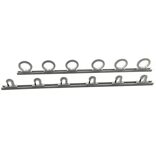 2 ft Trac-A-Rod Fishing Rod Rack, Holds 6 Rods Silver 2 ft Trac-A-Rod Fishing Rod Rack, Holds 6 Rods Silver