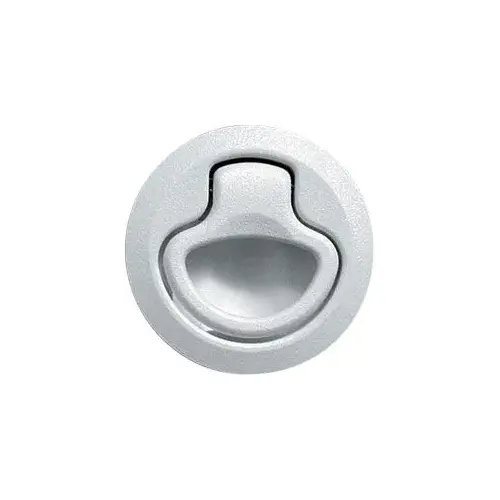 Non-Locking Latch, White Plastic Non-Locking Latch, White Plastic
