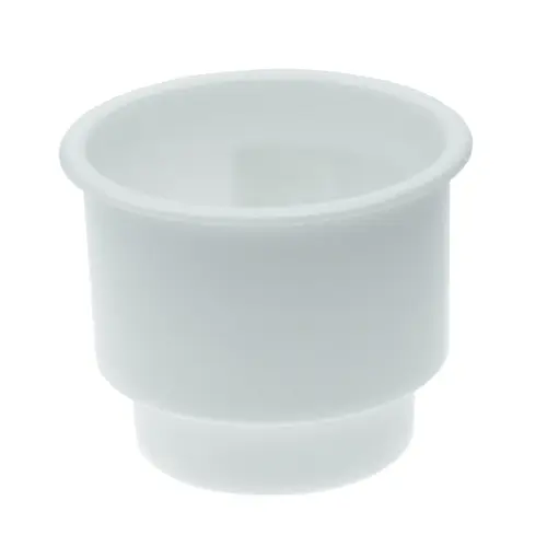Cup Holder, Recessed, 3 1/4" x 4", White Cup Holder, Recessed, 3 1/4" x 4", White