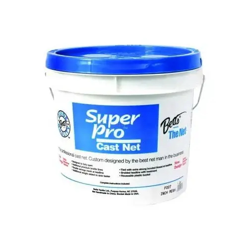 21-12 Super Pro Bait Net 12 ft 3/8" Mesh 21-12 Super Pro Bait Net 12 ft 3/8" Mesh