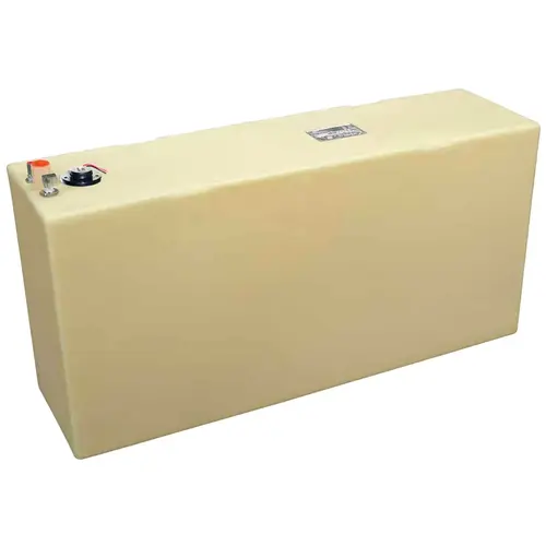 50 Gallon Permanent Below Deck Fuel Tank, 45"L x 12.5"W x 22"H White 50 Gallon Permanent Below Deck Fuel Tank, 45"L x 12.5"W x 22"H White