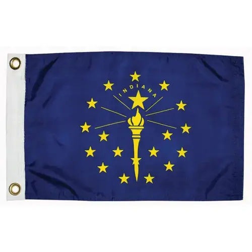 Indiana State Flag, 12" x 18" Indiana State Flag, 12" x 18"