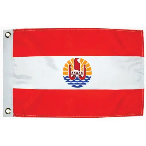 Tahiti Courtesy Flag, 12" x 18" Tahiti Courtesy Flag, 12" x 18"
