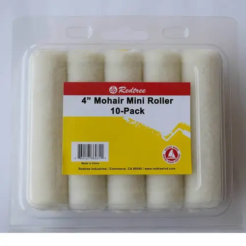 4" Mohair Mini Rollers, 10-Pack 4" Mohair Mini Rollers, 10-Pack