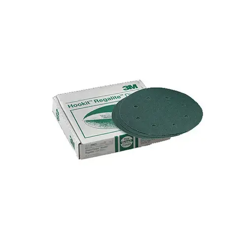 Green Corps Hookit Disc, 8", 80 Grit, Dust Free (with holes), (25pk) Green Corps Hookit Disc, 8", 80 Grit, Dust Free (with holes), (25pk)