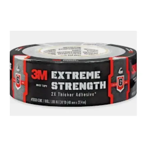3M Extreme Strength Duct Tape 2830, 1.88" x 30 yd (48 mm x 27.4 m), 12 rolls/case 3M Extreme Strength Duct Tape 2830, 1.88" x 30 yd (48 mm x 27.4 m), 12 rolls/case