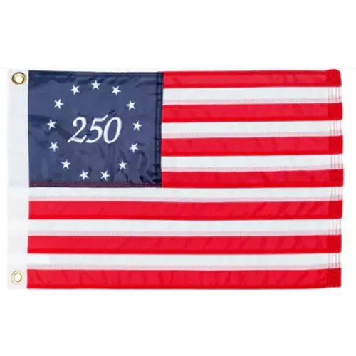12" x 18" 250 Years of Freedom American Flag 12" x 18" 250 Years of Freedom American Flag