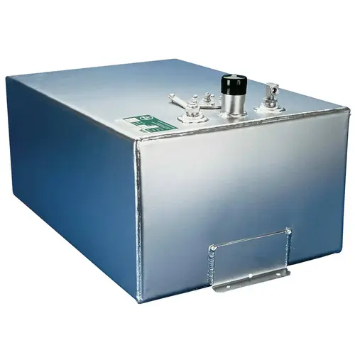 18 Gallon Below Deck Aluminum Fuel Tank Silver 18 Gallon Below Deck Aluminum Fuel Tank Silver