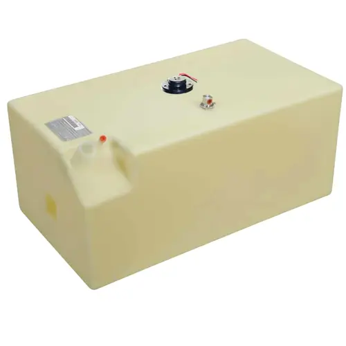 30 Gallon Angled Fill & Vent Series Below Deck Fuel Tank, 32"L x 17.5"W x 14"H White 30 Gallon Angled Fill & Vent Series Below Deck Fuel Tank, 32"L x 17.5"W x 14"H White