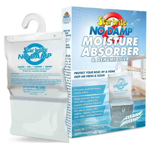 No Damp Hanging Moisture Absorber & Dehumidifier Bag, 16 oz. No Damp Hanging Moisture Absorber & Dehumidifier Bag, 16 oz.
