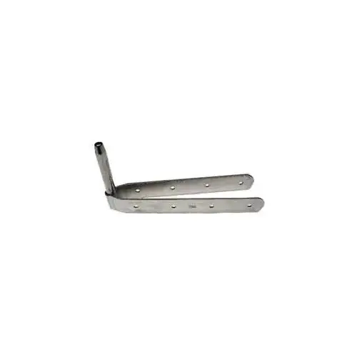 Lower Pintle, 1-1/2" Rudder Thickness, 7" Strap Length, 1" Strap Width, 2-3/4" Pin Length Lower Pintle, 1-1/2" Rudder Thickness, 7" Strap Length, 1" Strap Width, 2-3/4" Pin Length