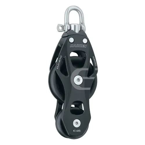 45 mm Element Fiddle Block with Swivel/Locking Shackle 45 mm Element Fiddle Block with Swivel/Locking Shackle
