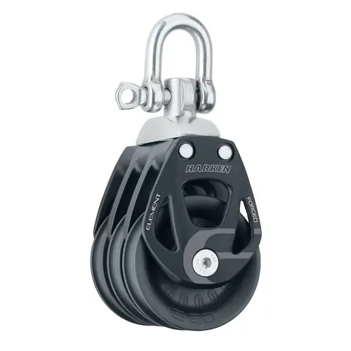 60 mm Element Triple Block with Swivel/Locking Shackle 60 mm Element Triple Block with Swivel/Locking Shackle