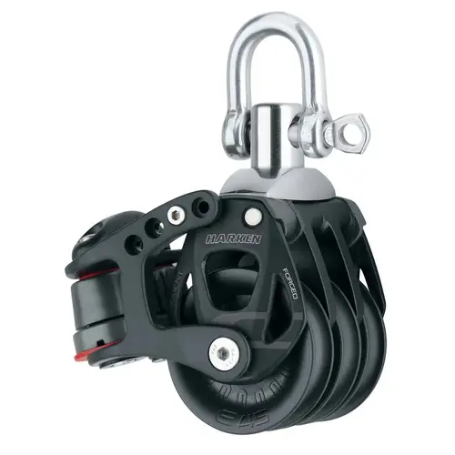 45 mm Aluminum Element Triple Block with Cam Cleat 45 mm Aluminum Element Triple Block with Cam Cleat