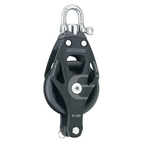 45 mm Element Single Block with Becket and Swivel/Locking Shackle 45 mm Element Single Block with Becket and Swivel/Locking Shackle