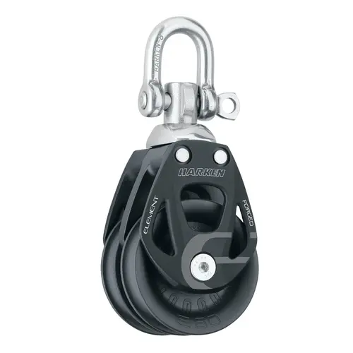 60 mm Element Double Block with Swivel/Locking Shackle 60 mm Element Double Block with Swivel/Locking Shackle