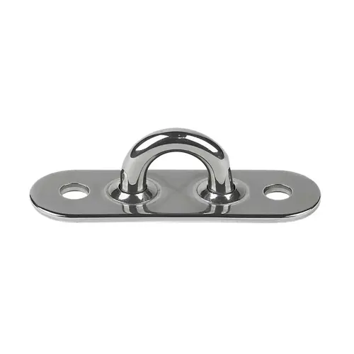 2" x 5/8" Dia. Oblong-Base Padeye with 3/16" Bail 2" x 5/8" Dia. Oblong-Base Padeye with 3/16" Bail