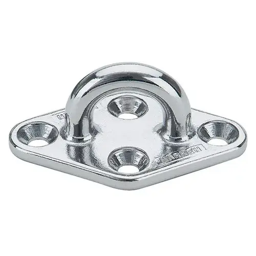 3 7/8" X 2 5/16" Large Diamond-Base Padeye with 1 1/16" Bail, 8500lb. MWL 3 7/8" X 2 5/16" Large Diamond-Base Padeye with 1 1/16" Bail, 8500lb. MWL