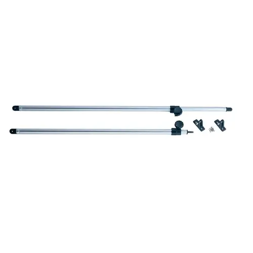 Bimini Support Poles, Adjustable Silver Bimini Support Poles, Adjustable Silver