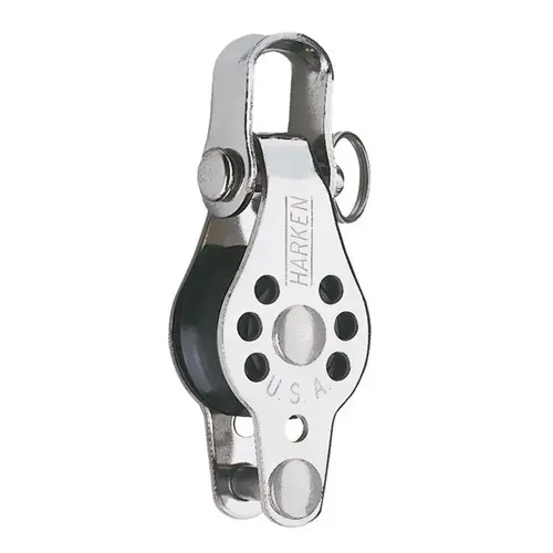 22mm Single Micro Block with Becket, Shackle 22mm Single Micro Block with Becket, Shackle