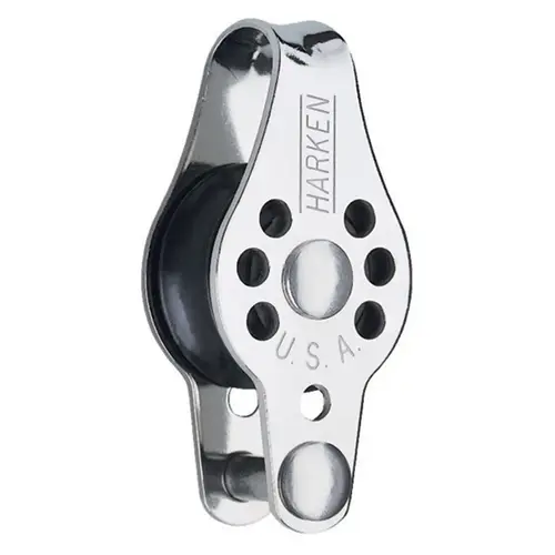 22mm Single Micro Block with Becket, Fixed Lashing Eye 22mm Single Micro Block with Becket, Fixed Lashing Eye