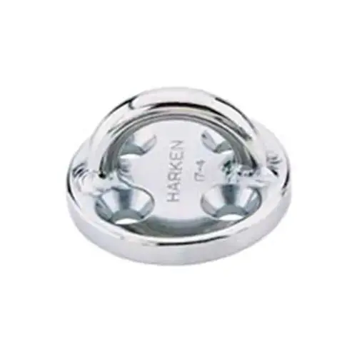 Medium Stainless-Steel High-Load Round Padeye, 3" Dia., 23,600lb. Breaking Load 1, 20,750lb. Breaking Load 2, 17,000lb. Breaking Load 3 Medium Stainless-Steel High-Load Round Padeye, 3" Dia., 23,600lb. Breaking Load 1, 20,750lb. Breaking Load 2, 17,000lb. Breaking Load 3