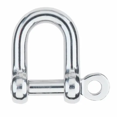 8mm Stainless Steel Forged "D" Shackle with 5/16" Pin 8mm Stainless Steel Forged "D" Shackle with 5/16" Pin