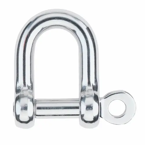 6mm Stainless Steel High-Resistance "D" Shackle with 1/4" Pin 6mm Stainless Steel High-Resistance "D" Shackle with 1/4" Pin