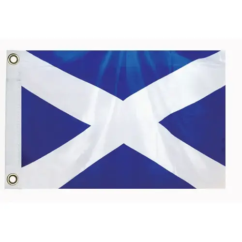 St Andrews Cross Courtesy Flag, 12" x 18" St Andrews Cross Courtesy Flag, 12" x 18"