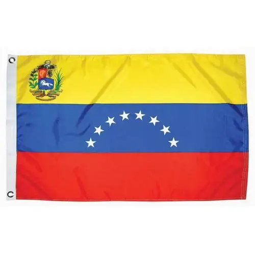 Venezuela Courtesy Flag, 36"L x 24"W Venezuela Courtesy Flag, 36"L x 24"W