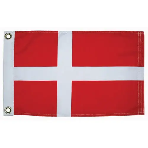 Denmark Courtesy Flag, 12" x 18" Denmark Courtesy Flag, 12" x 18"