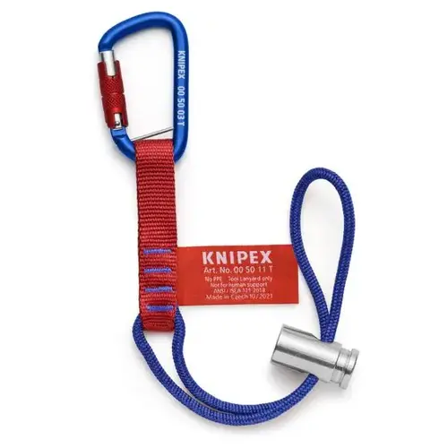 Tool Tethering Adaptor Straps with Captive Eye Carabiner up to 13 lbs. 18" Tool Tethering Adaptor Straps with Captive Eye Carabiner up to 13 lbs. 18"