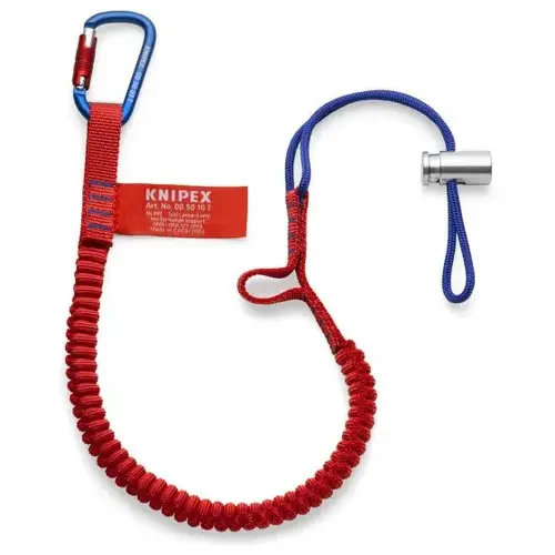 Tool Tethering Lanyard with Captive Eye Carabiner up to 13 lbs. 38" Tool Tethering Lanyard with Captive Eye Carabiner up to 13 lbs. 38"
