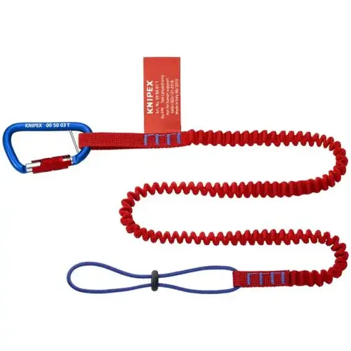 Tool Tethering Lanyard with Captive Eye Carabiner, 38" Tool Tethering Lanyard with Captive Eye Carabiner, 38"