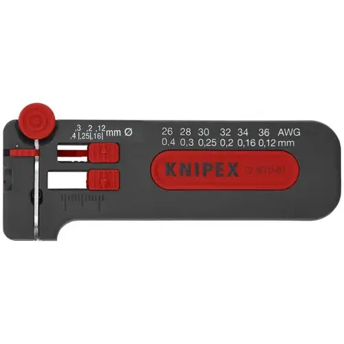 Mini Wire Stripper 26-36 AWG, 4", Bare Plastic Mini Wire Stripper 26-36 AWG, 4", Bare Plastic