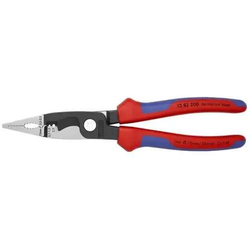 6-in-1 Electrical Installation Pliers-Metric Wire, 8", Comfort Grip 6-in-1 Electrical Installation Pliers-Metric Wire, 8", Comfort Grip