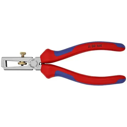 End-Type Wire Stripper, 6.25", Comfort Grip, Polished End-Type Wire Stripper, 6.25", Comfort Grip, Polished