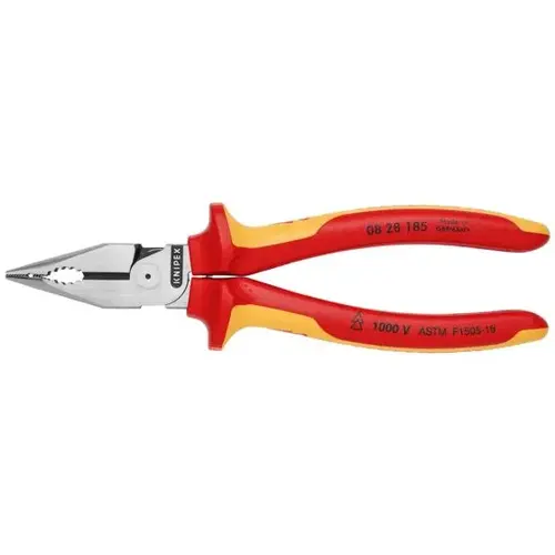 Needle-Nose Combination Pliers-1000V, 7.25", Bulk Needle-Nose Combination Pliers-1000V, 7.25", Bulk